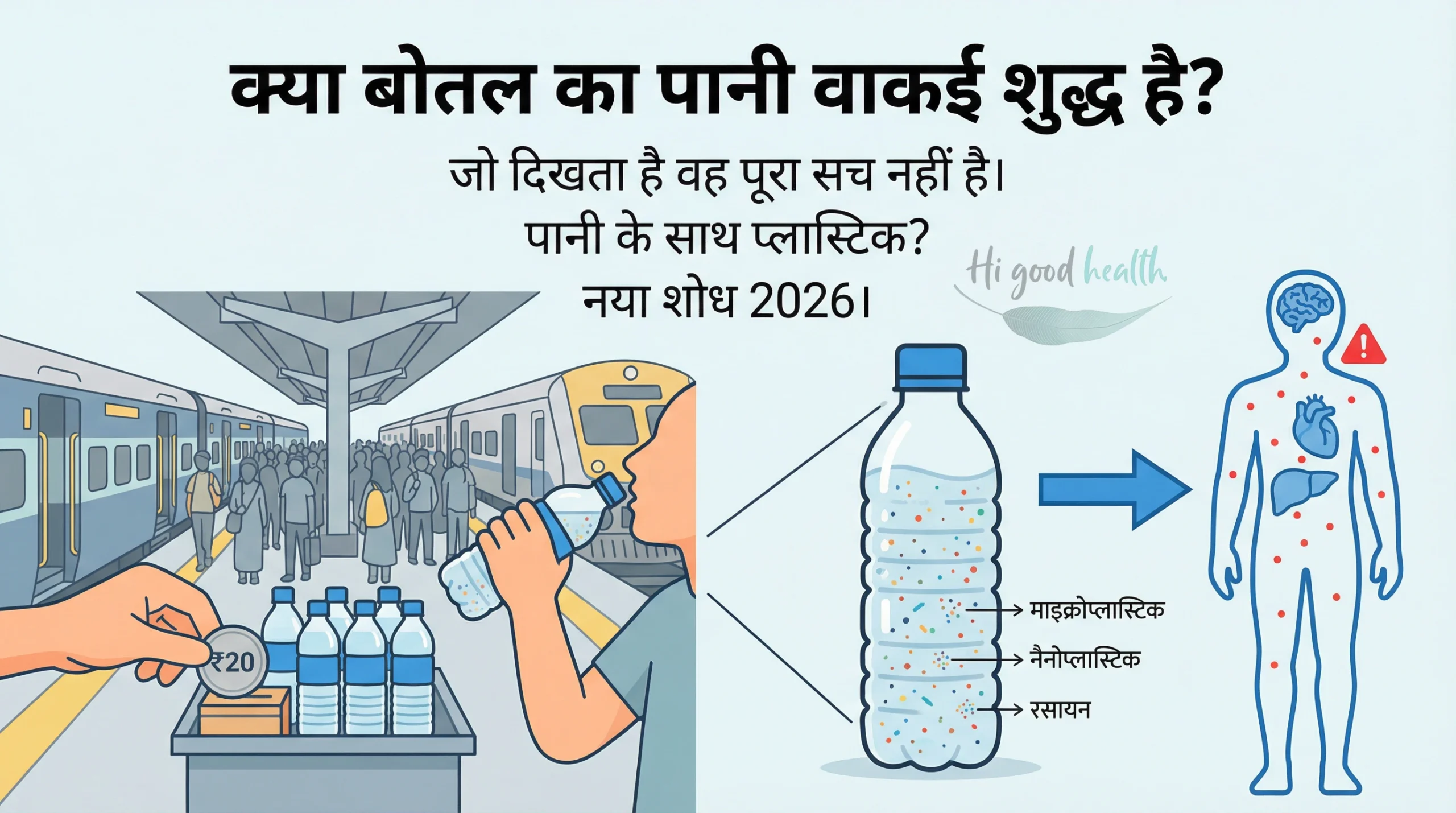 क्या 2026 में प्लास्टिक की बोतल से पानी पीना सुरक्षित है? नई रिसर्च के चौंकाने वाले खुलासे 2 Are plastic bottles safe for drinking water 1 Hindi scaled