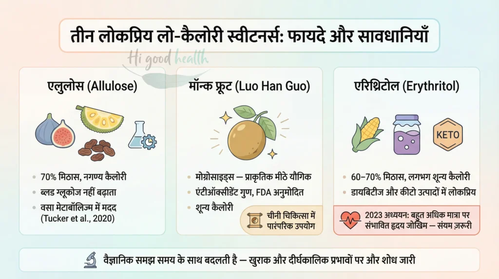 लो कैलोरी स्वीटनर्स फायदे और सावधानियाँ - Low calorie sweeteners benefits and cautions