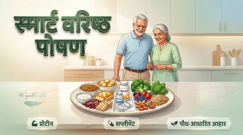 सीनियर न्यूट्रिशन 2026 में: प्रोटीन , सप्लिमेंट्स और प्लांटबेस्ड डाइट 2 सीनियर न्यूट्रिशन 2026 में: प्रोटीन , सप्लिमेंट्स और प्लांटबेस्ड डाइट