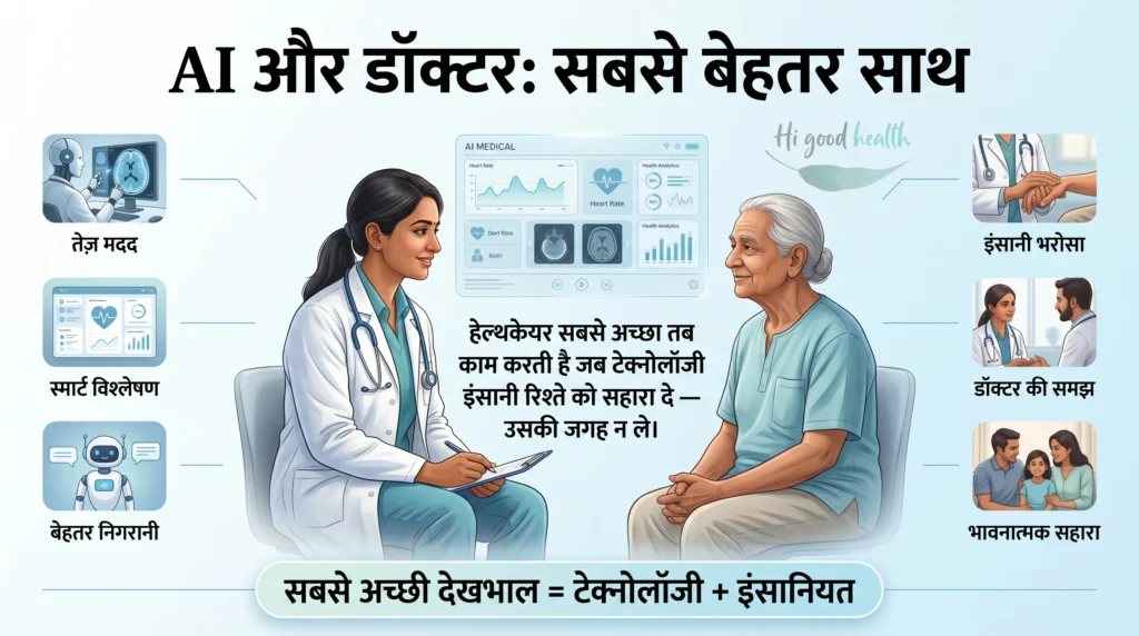 हेल्थकेयर में एआई: 2026 में मरीजों के लिए उम्मीदें और खतरे 5 स्टेप-बाय-स्टेप: एआई के दौर में मरीज खुद को कैसे सुरक्षित रखें