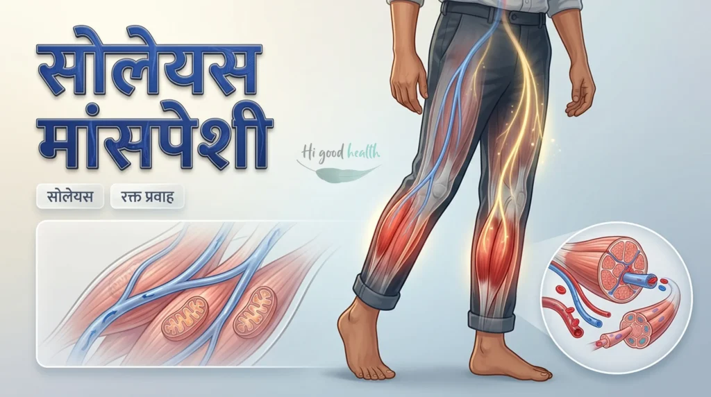 Soleus: आपका चुपचाप काम करने वाला हीरो, दूसरा दिल — दर्द-मुक्त पैरों, बेहतर शुगर और लंबी जवानी की असली चाबी 2 Soleus: आपका चुपचाप काम करने वाला हीरो, दूसरा दिल — दर्द-मुक्त पैरों, बेहतर शुगर और लंबी जवानी की असली चाबी
