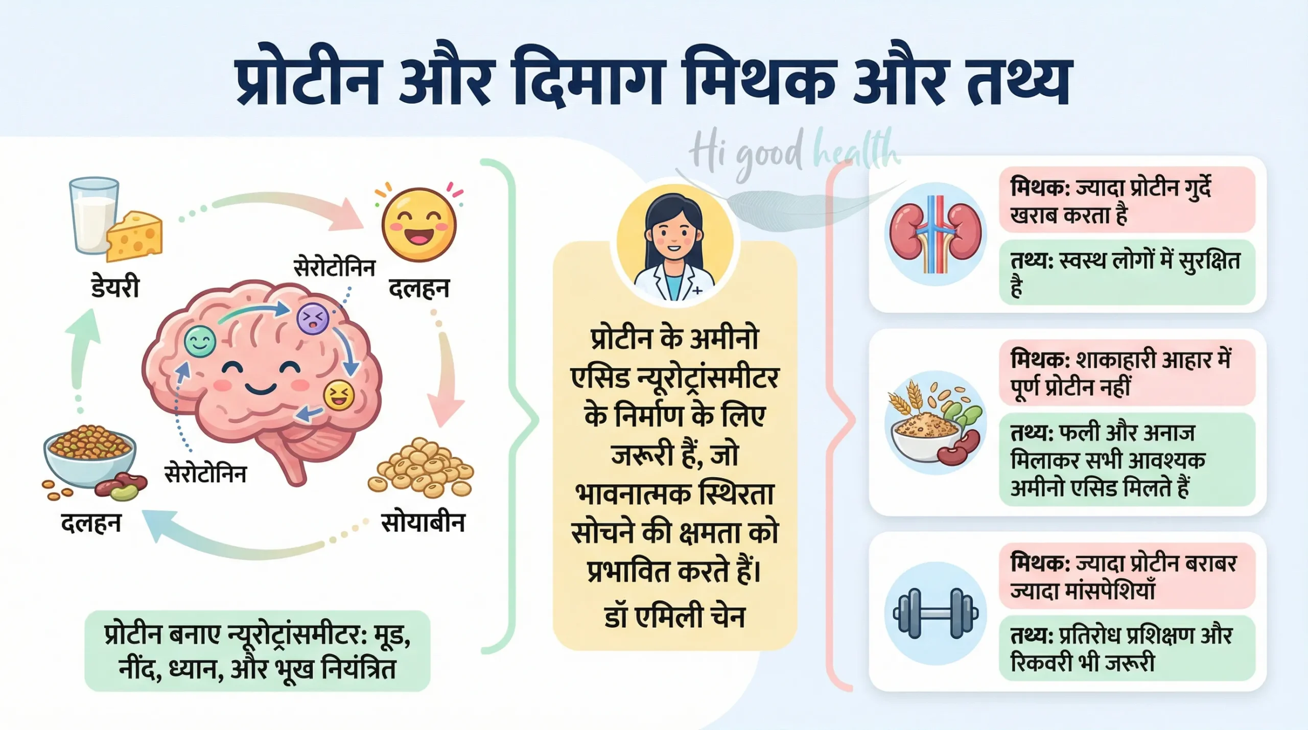 आपके लिए कौन सा प्रोटीन सबसे अच्छा है? 4 प्रोटीन और दिमाग: मिथक और तथ्य — Protein and brain: myths and facts