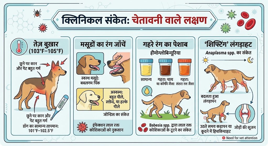 क्लिनिकल संकेत चेतावनी वाले लक्षण