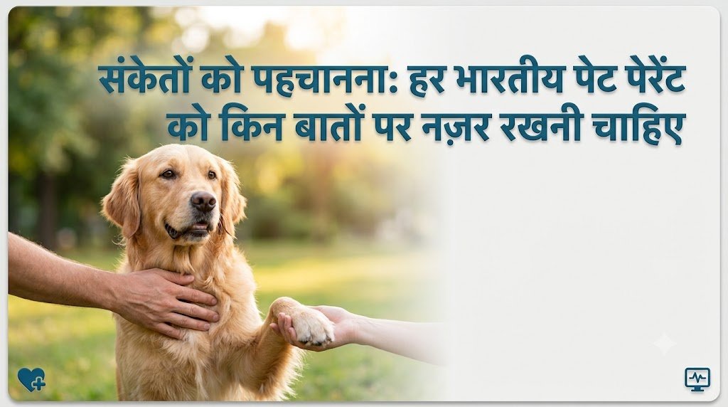 संकेतों को पहचानना — हर भारतीय पेट पेरेंट को किन बातों पर नज़र रखनी चाहिए, गोल्डन रिट्रीवर का पंजा थामे हाथ