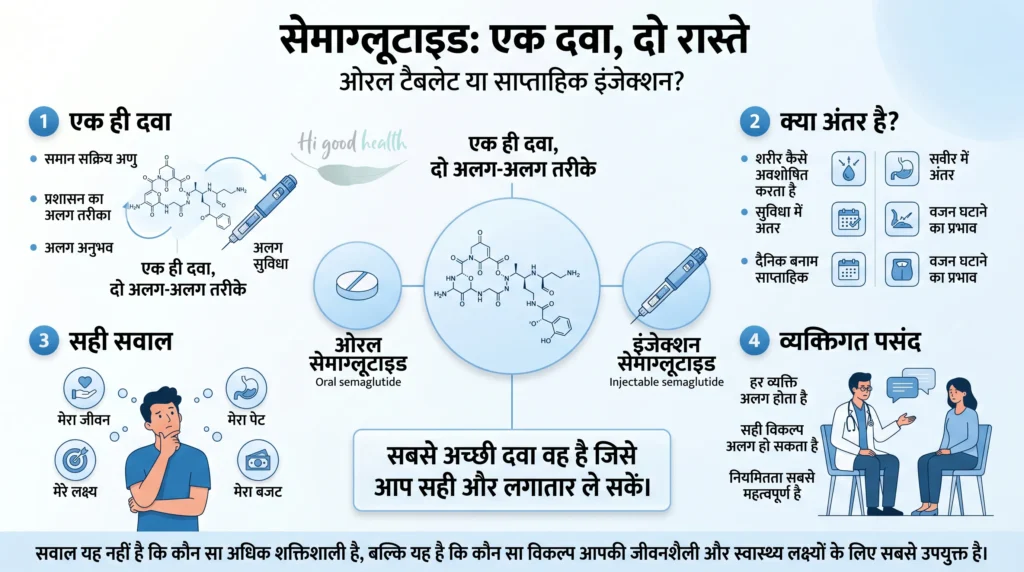 भारत में ओरल बनाम इंजेक्शन जीएलपी-1 | भाग 3 2 भाग 3 — भारत में ओरल बनाम इंजेक्शन जीएलपी-1
