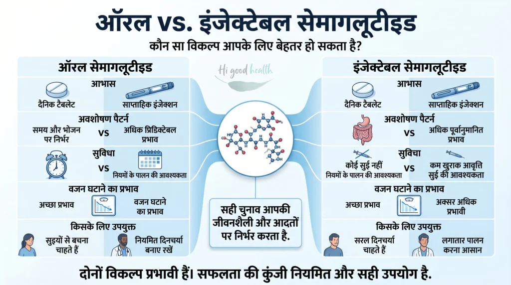 भारत में ओरल बनाम इंजेक्शन जीएलपी-1 | भाग 3 3 ओरल बनाम इंजेक्शन