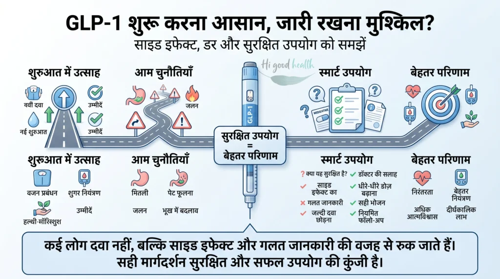 डॉक्टर, क्या ये GLP-1 इंजेक्शन मेरे लिए सुरक्षित हैं? - भारतीय पाठकों के लिए साइड इफेक्ट गाइड | भाग 5 2 डॉक्टर, क्या ये GLP-1 इंजेक्शन मेरे लिए सुरक्षित हैं? - भारतीय पाठकों के लिए साइड इफेक्ट गाइड