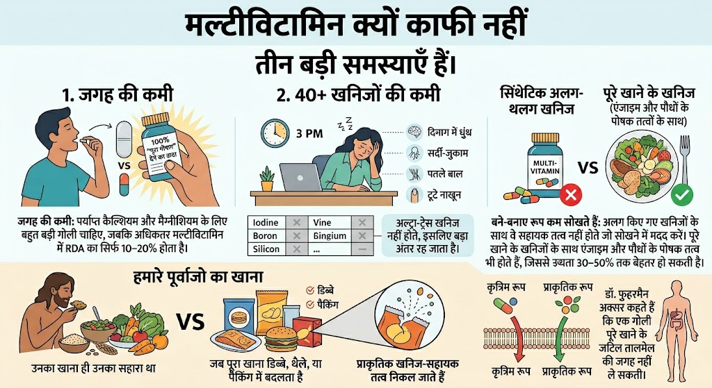 मल्टीविटामिन क्यों काफी नहीं