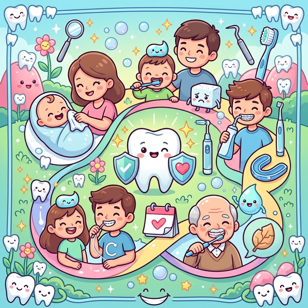 हर उम्र के लिए पूरी मुँह देखभाल गाइड: कैविटी, मसूड़ों की बीमारी और दाँतों के नुकसान से बचाव