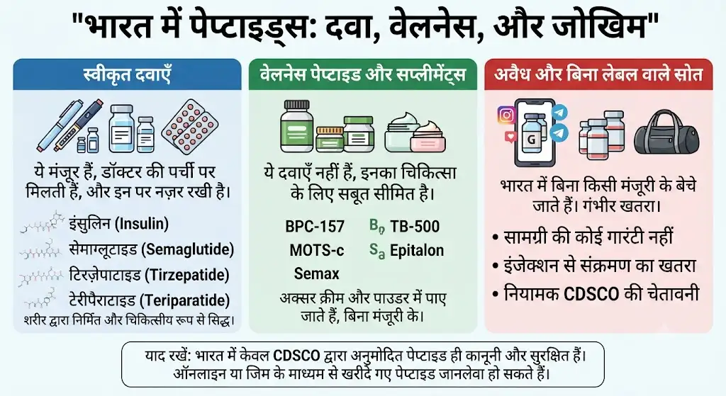 भारत में पेप्टाइड