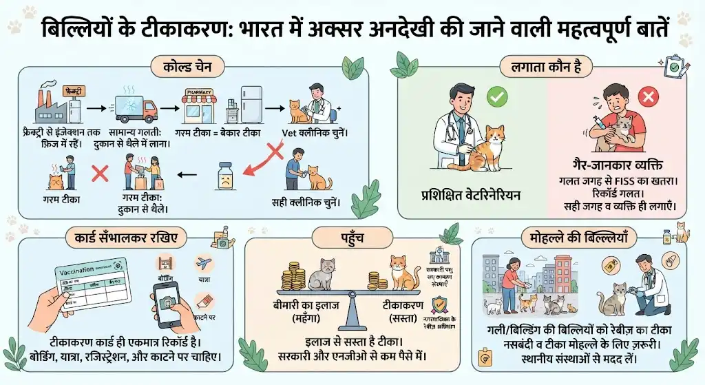 भारत में बिल्लियों के टीके (2)