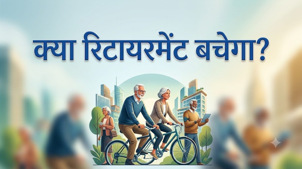 अगर बुढ़ापा धीमा हुआ तो क्या रिटायरमेंट बचेगा? — भाग 3 2 शहर में सक्रिय ज़िंदगी जीते बुज़ुर्ग — साइकिल चलाता एक जोड़ा और टैबलेट देखता एक आदमी