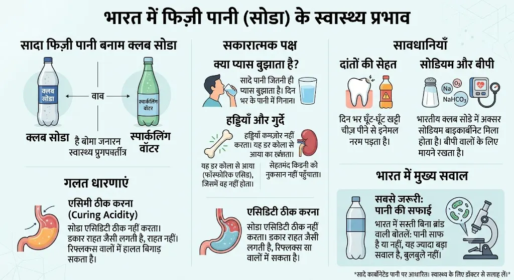 सोडा और स्पार्कलिंग वॉटर: रोज़ की फिज़ कोई नुकसान कर रही है क्या? 3 स्पार्कलिंग वॉटर