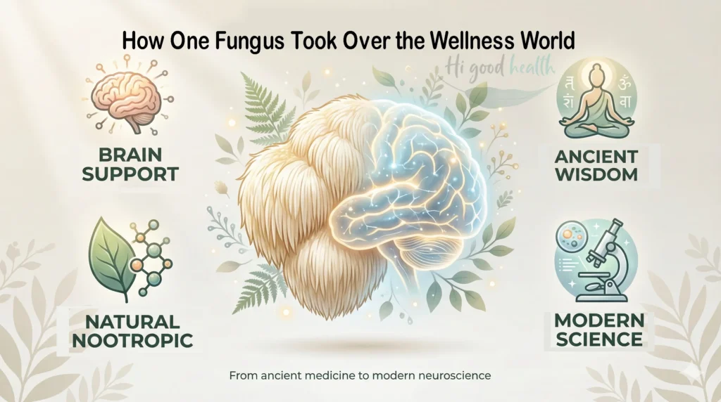 The Mushroom Buddhist Monks Swore By — And What Modern Neuroscience Is Now Finding 2 Lions mane 1
