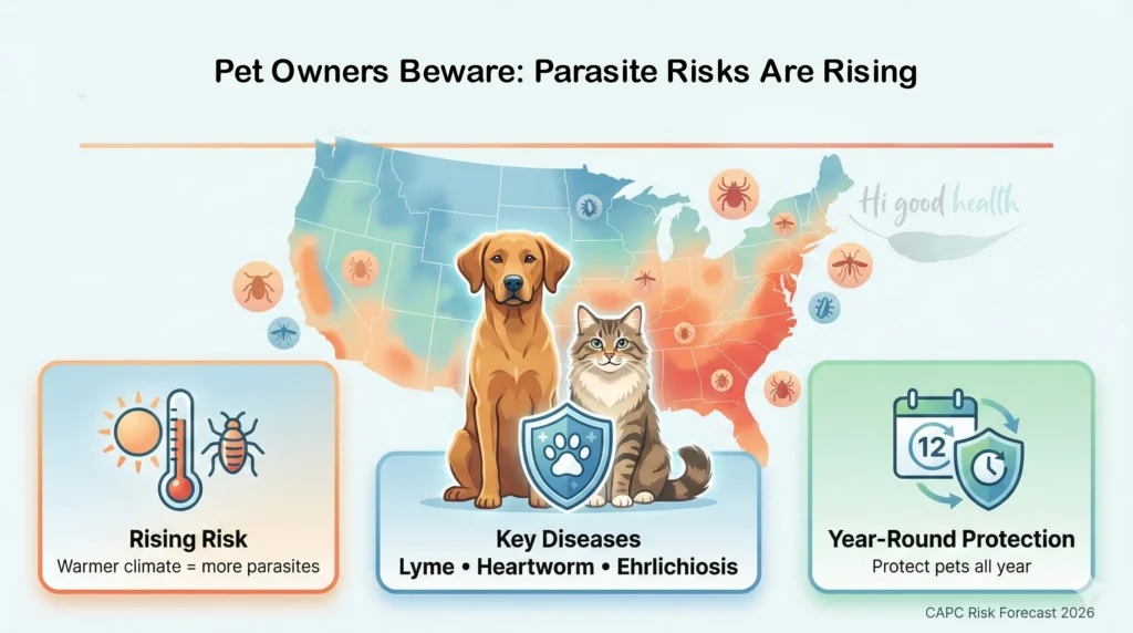 The Silent Threat: A 2026 Guide to Tick-Borne Diseases for Indian Pet Parents 2 Rising tick bone and parasite risks for pets in 2026 across the U.S., driven by climate change and warmer winters.