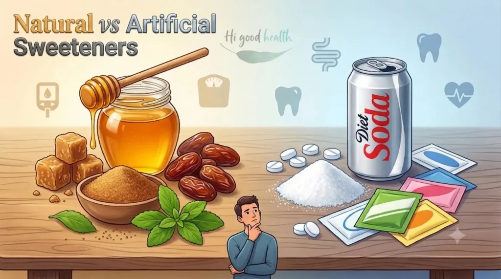 Natural vs Artificial Sweeteners: What’s Best for Gut Health, Appetite & Blood Sugar? 2 Natural vs Artificial Sweeteners - What's Best for Gut Health, Appetite & Blood Sugar