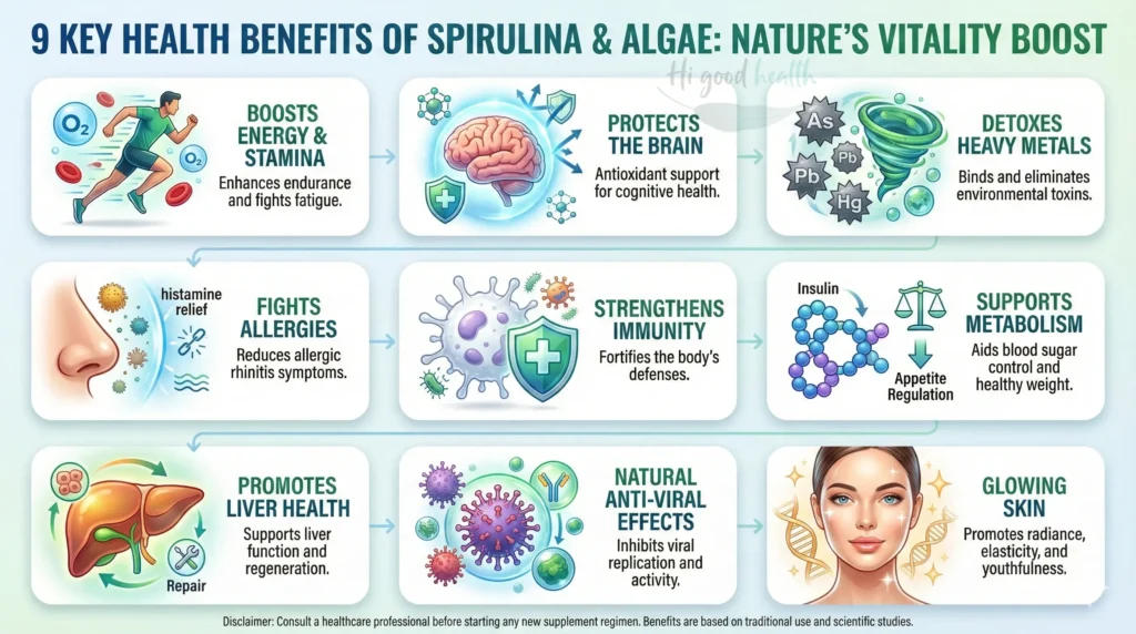 Green Gold: How Spirulina & Algae Are Supporting Preventive Health 4 Potential Health Benefits of Spirulina & Algae