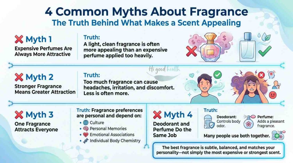 Do Deodorants & Perfumes Really Make You Attractive? Science, Myths & Facts 4 Common Myths About Perfumes & Attraction