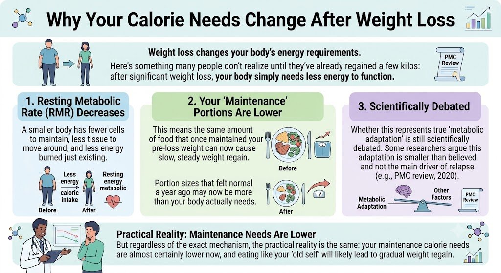 Why Your Calorie Needs Change After Weight Loss