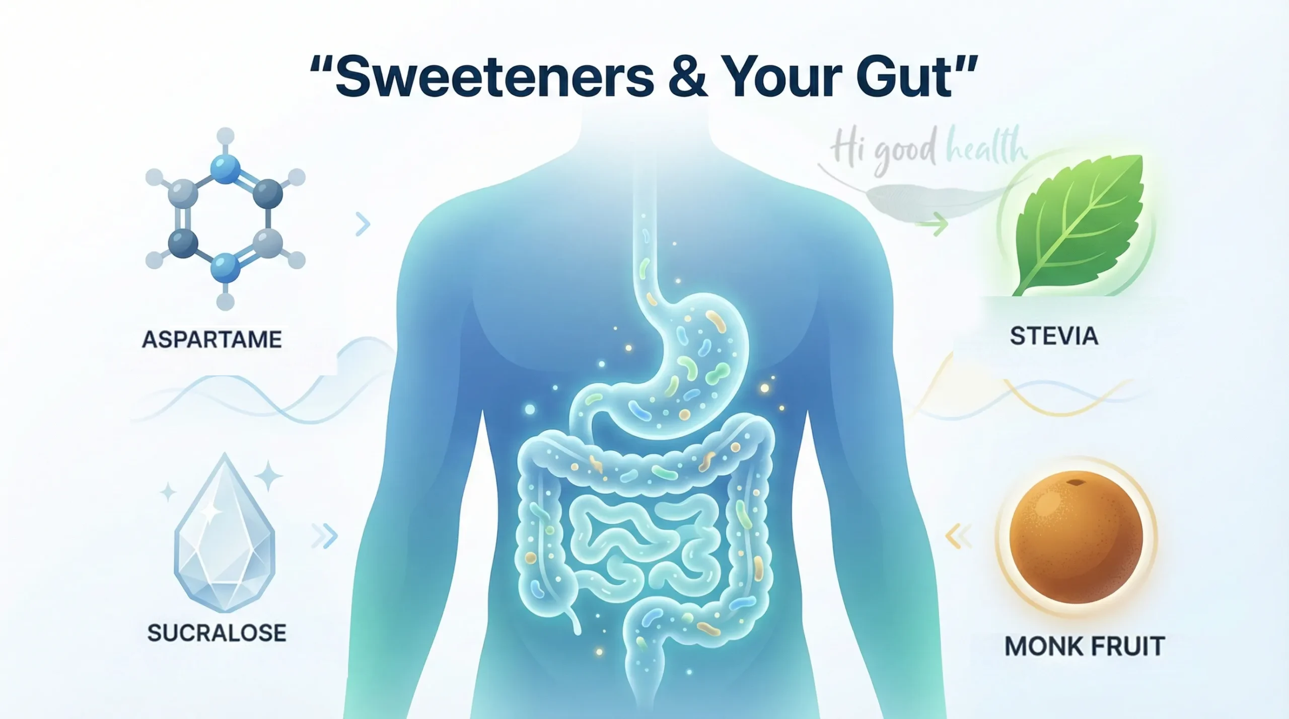 Natural vs Artificial Sweeteners: What’s Best for Gut Health, Appetite & Blood Sugar? 3 Natural sweeteners versus artificial sweeteners comparison
