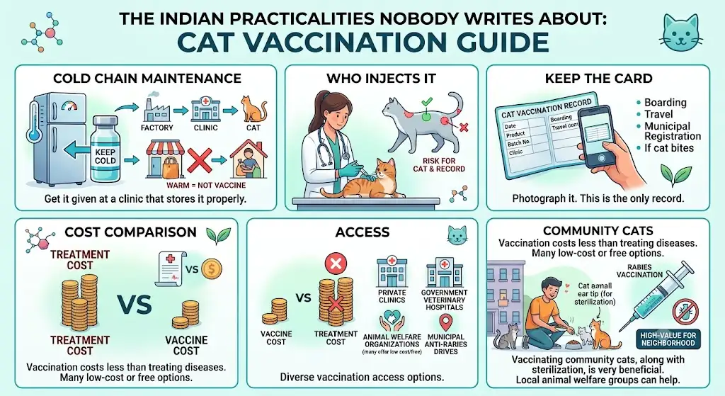 Cat Vaccinations in India: Rabies, FVRCP, the Kitten Schedule and What to Do After a Scratch | Part 2 4 cat vaccination
