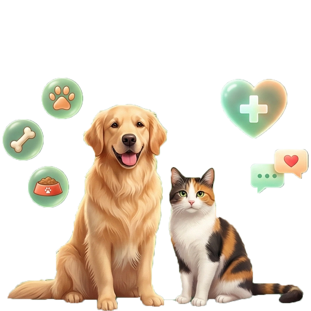 Pet health care for dogs and cats including nutrition veterinary support and overall wellness