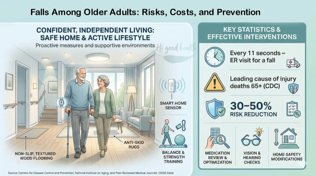 Fall prevention strategies for seniors to reduce injuries and improve safety in 2026