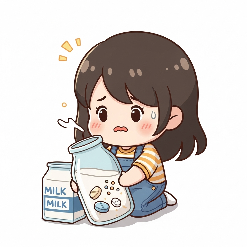 Visual of hidden hormones and antibiotics in everyday foods like meat and dairy, showing their unseen impact on family health.