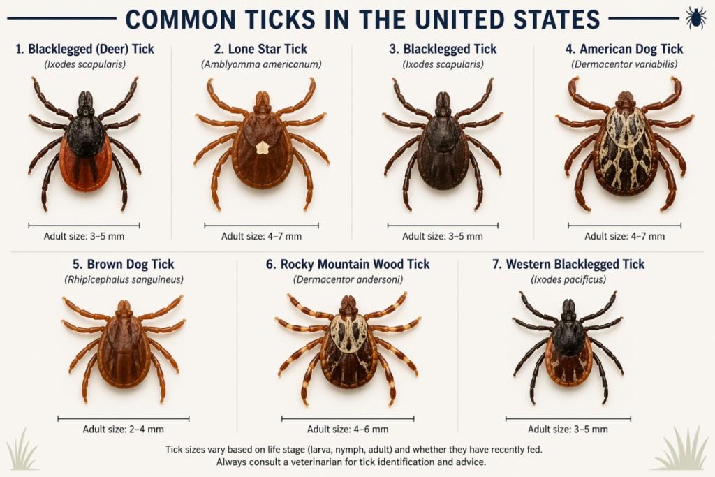 Recognizing the Signs: What Every US Pet Parent Must Watch For | Part-2 3 common tick in the usa