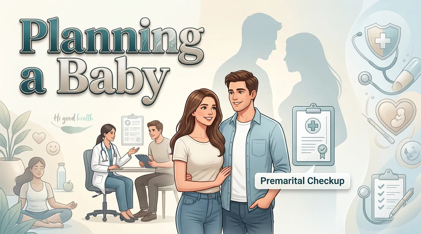 Premarital Medical Tests: The Health Checks That Can Shape Your Future Family – Planning a baby Part 3 2 Premarital checkup Planning a Baby series featured image