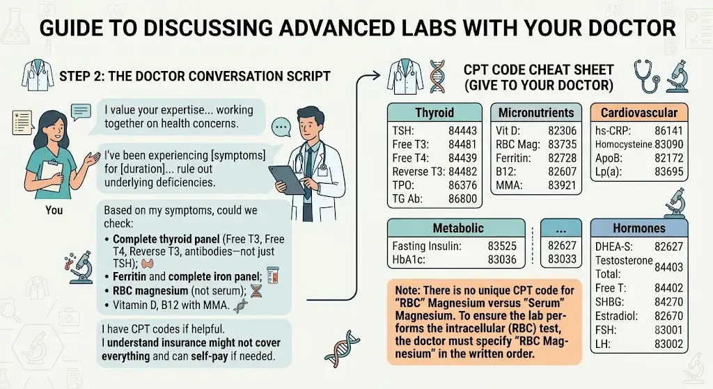 How to Get $2,000 Blood Tests for Under $500 | Part 3 4 Step 2: The Doctor Conversation Script