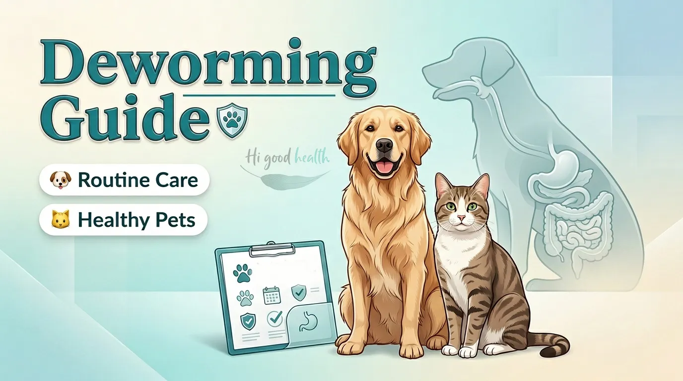 Outline of deworming in dogs and cats